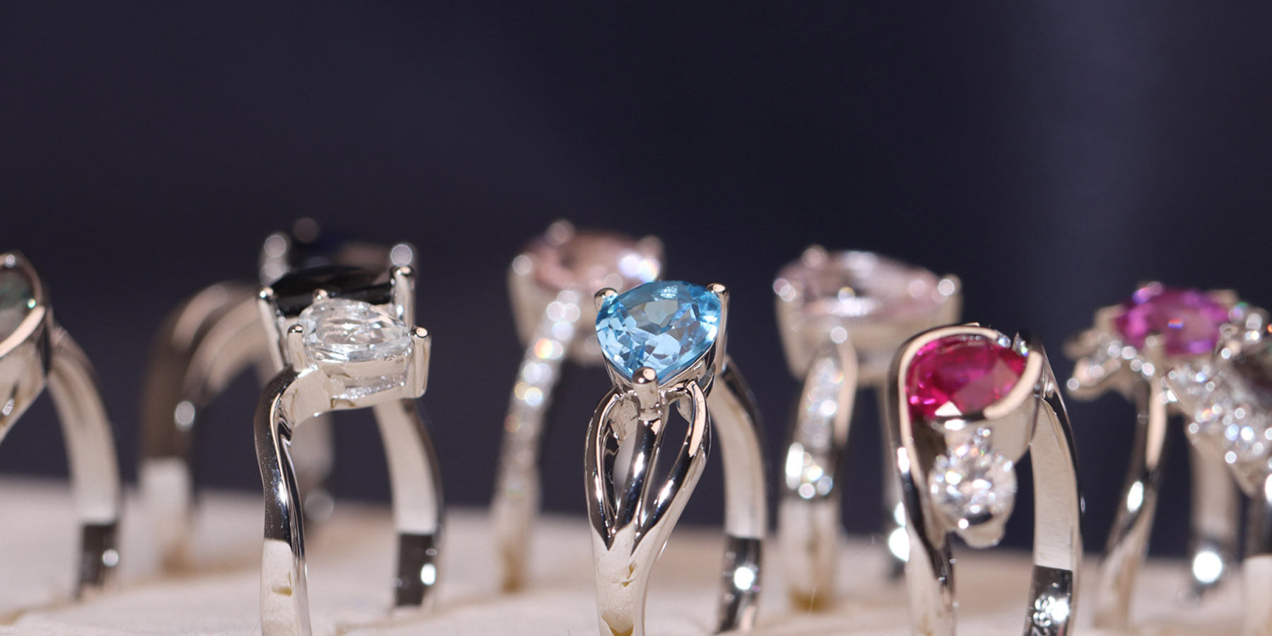 How do I care for the gemstone jewelry?