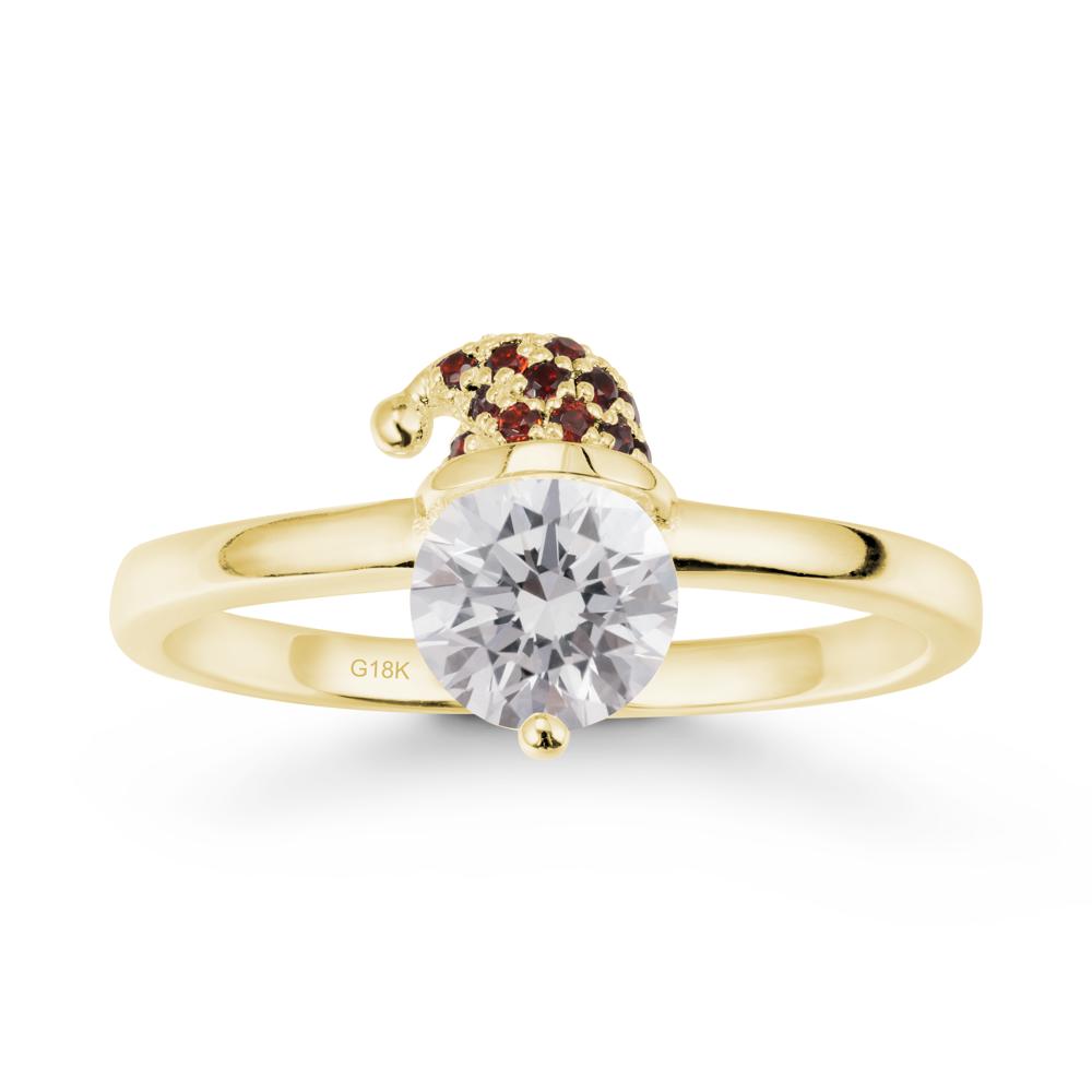 Santa Hat Diamond Ring - LUO Jewelry #metal_18k yellow gold