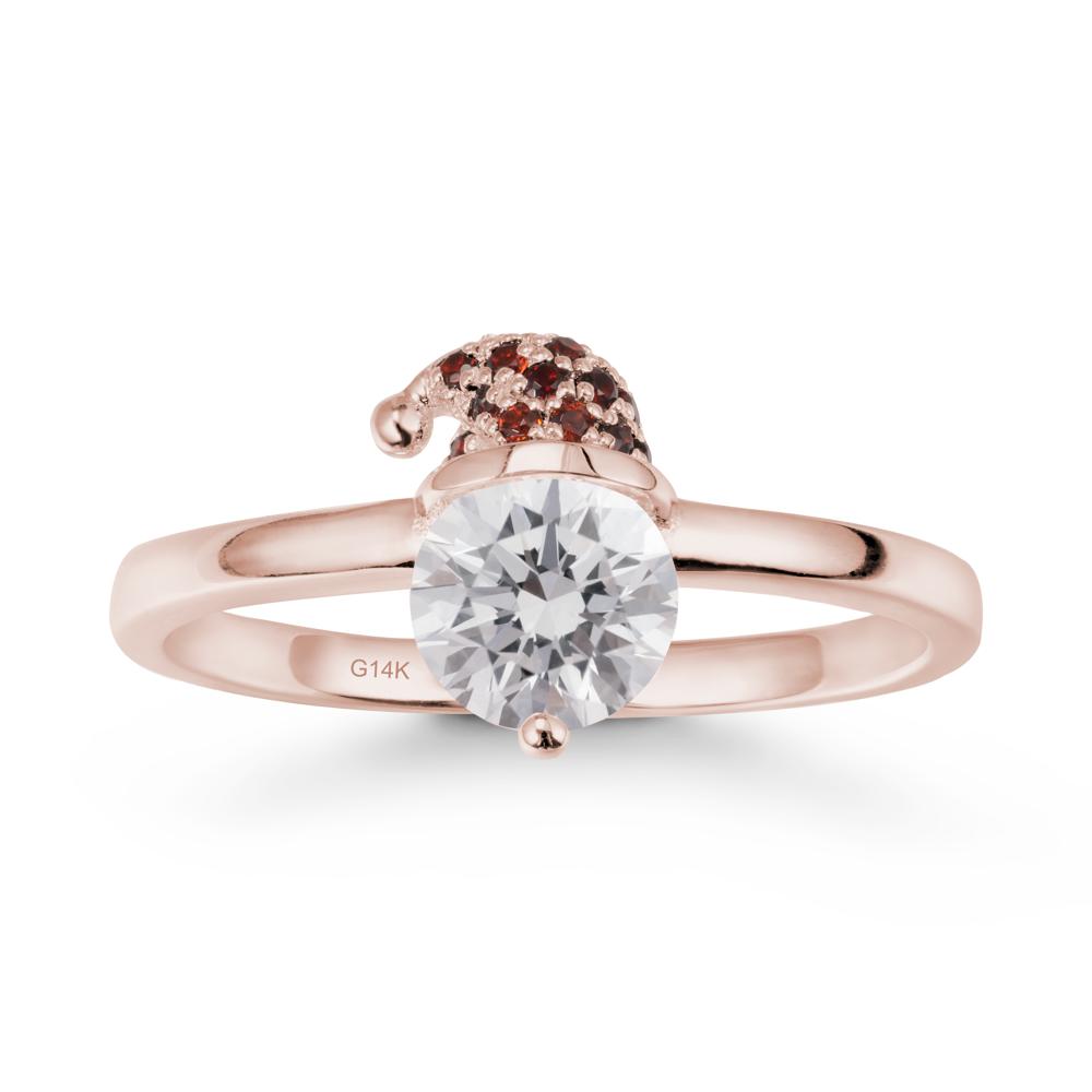 Santa Hat Diamond Ring - LUO Jewelry #metal_14k rose gold