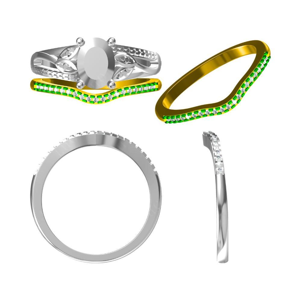 Oval Cut Peridot Ring - LUO Jewelry