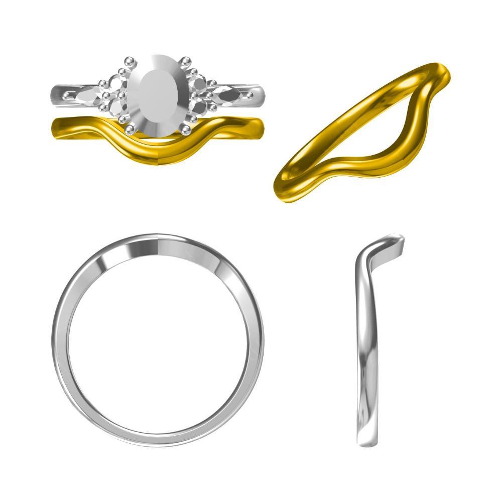 Simple Oval Citrine Engagement Ring - LUO Jewelry