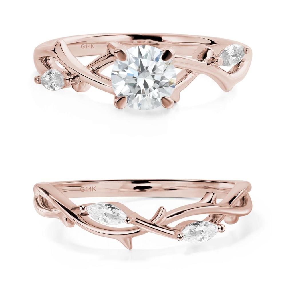 Diamond Twig Engagement Ring - LUO Jewelry #metal_xxxxx