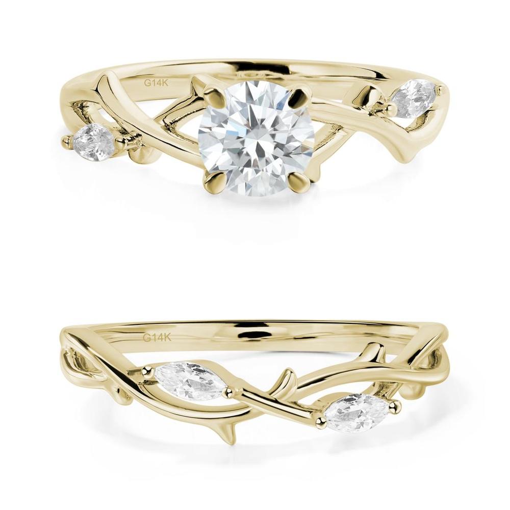 Diamond Twig Engagement Ring - LUO Jewelry #metal_xxxxx