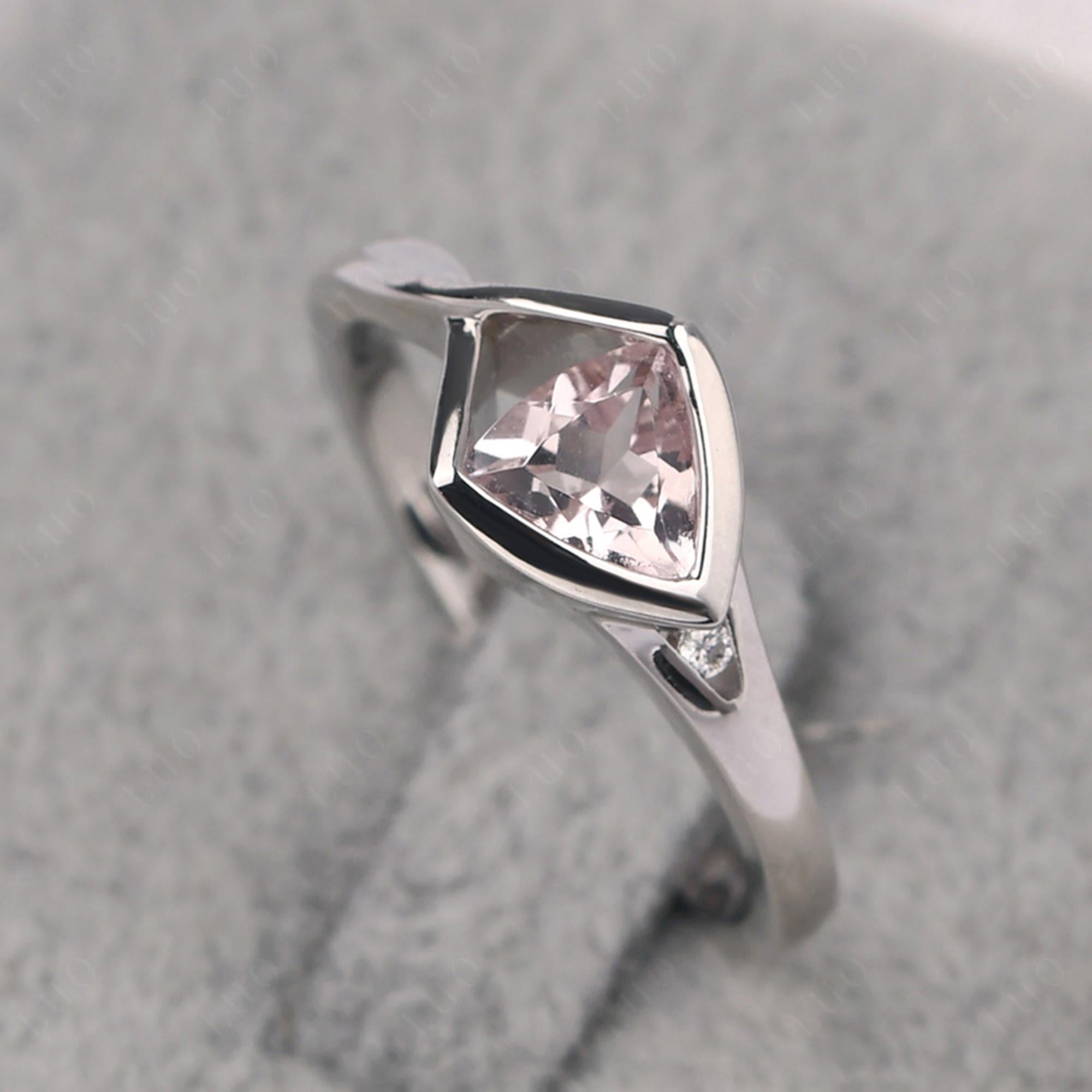 Morganite Arrowhead Ring - LUO Jewelry