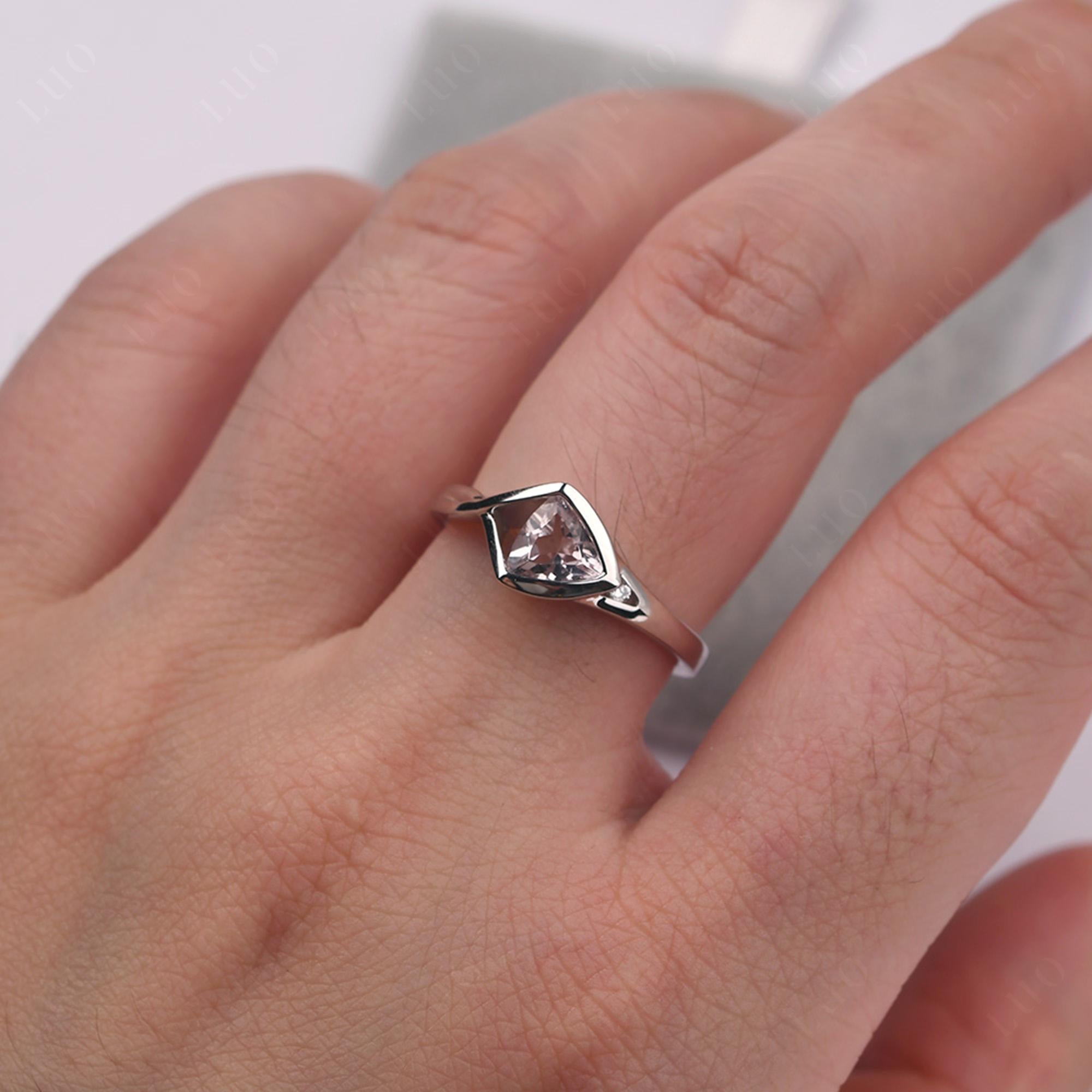 Morganite Arrowhead Ring - LUO Jewelry