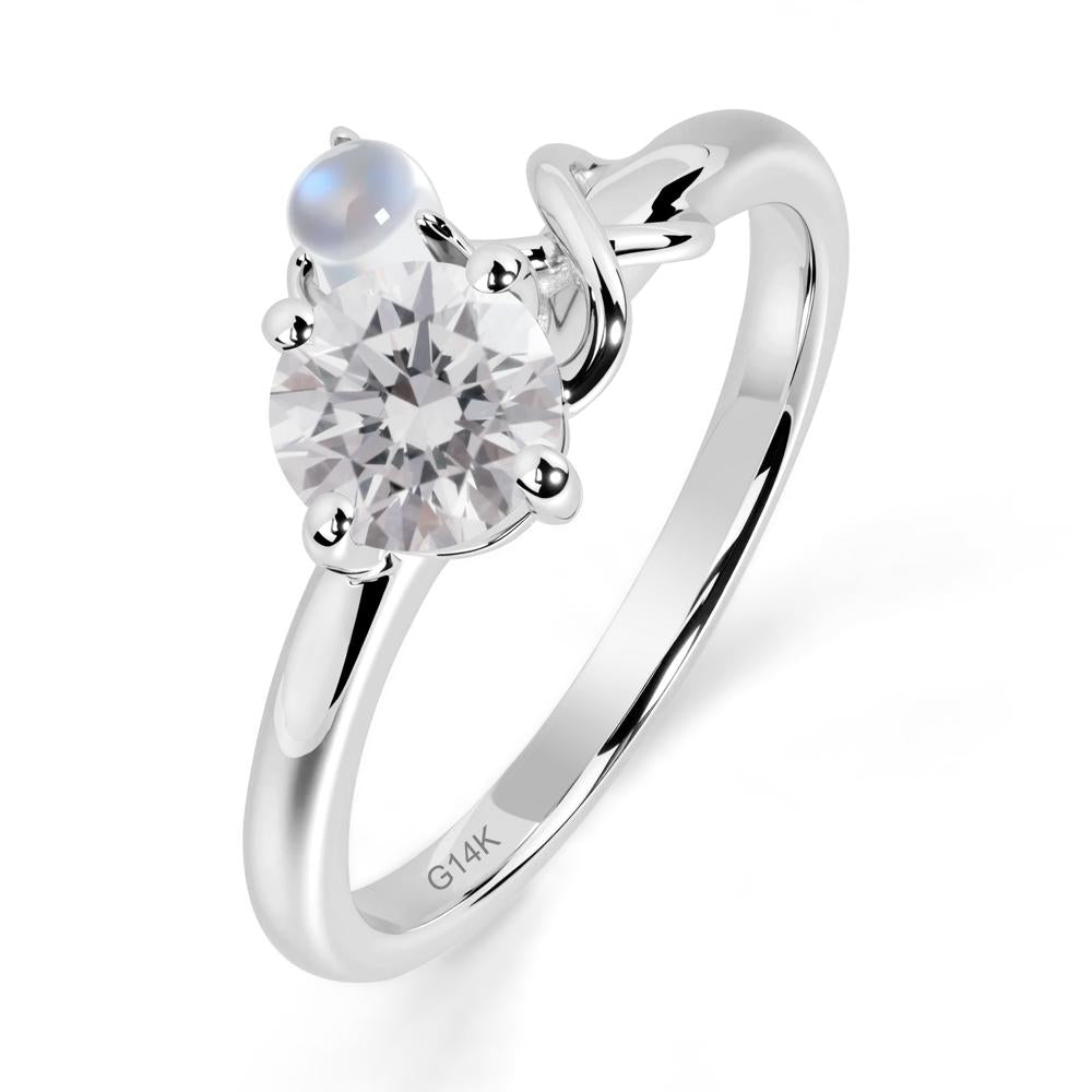 Diamond Infinity Symbol Ring - LUO Jewelry #metal_14k white gold