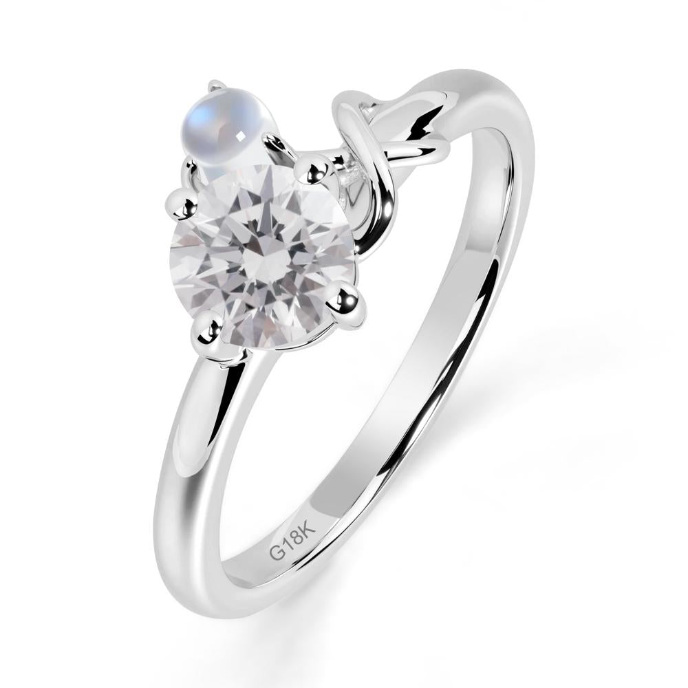 Diamond Infinity Symbol Ring - LUO Jewelry #metal_18k white gold