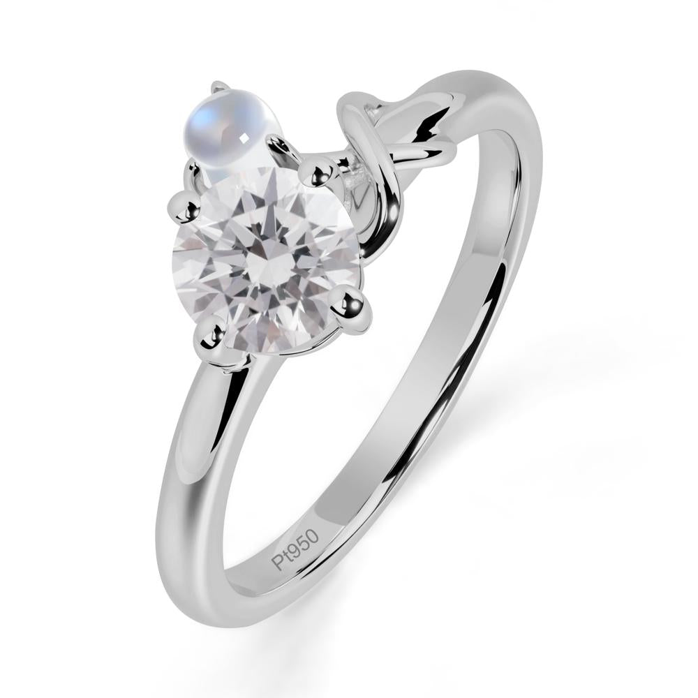 Diamond Infinity Symbol Ring - LUO Jewelry #metal_platinum