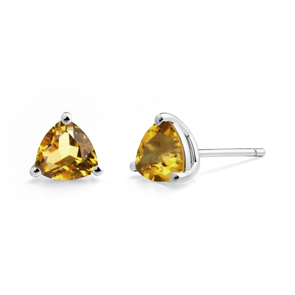 Citrine Stud Earrings LUO
