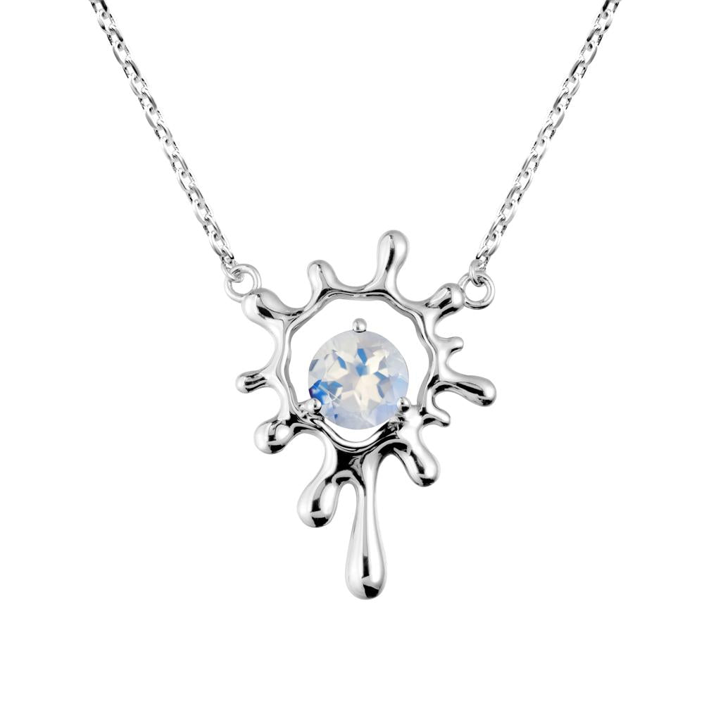 Liquid Moonstone Necklace - LUO Jewelry #metal_sterling silver