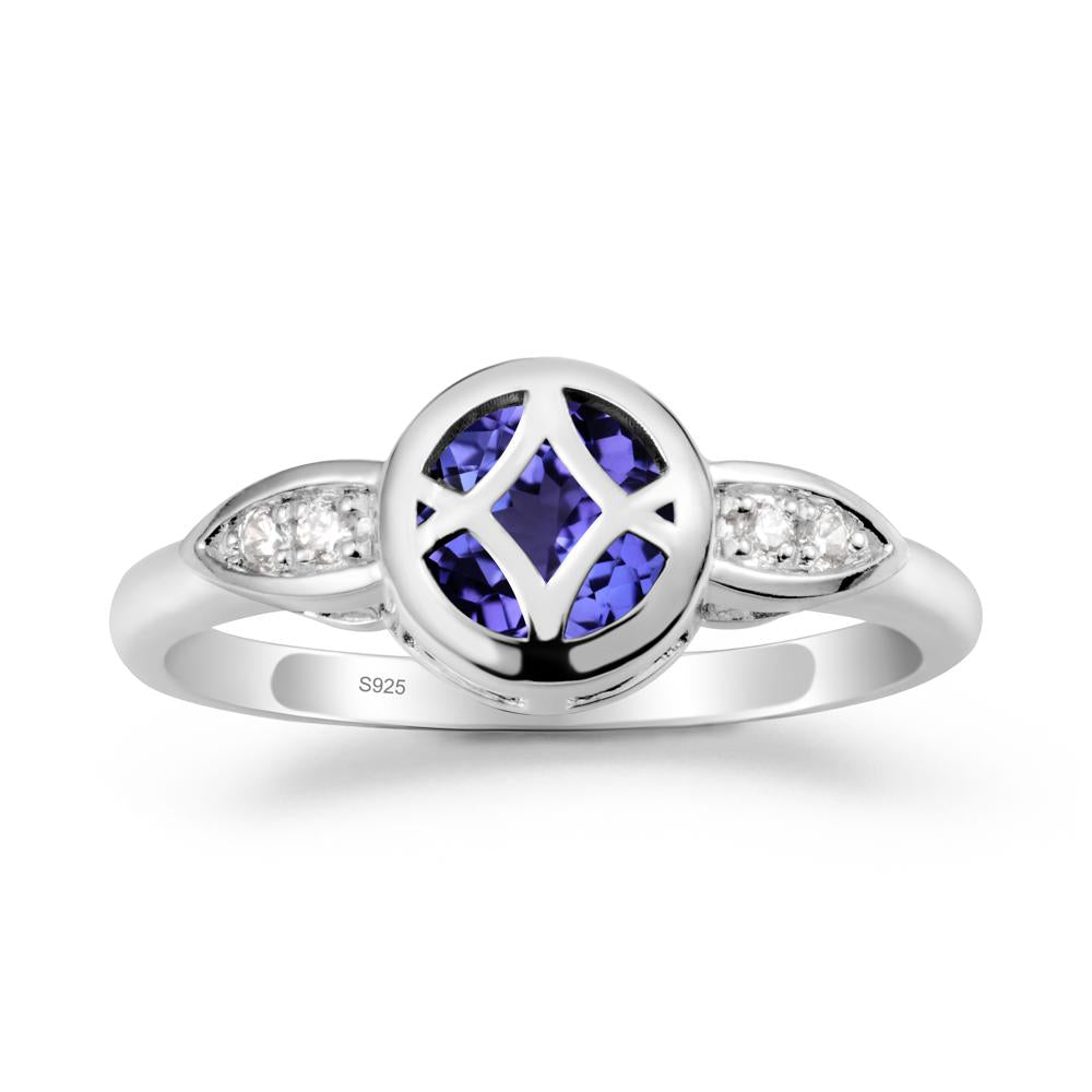 Tanzanite Celtic Knot Ring - LUO Jewelry #metal_sterling silver
