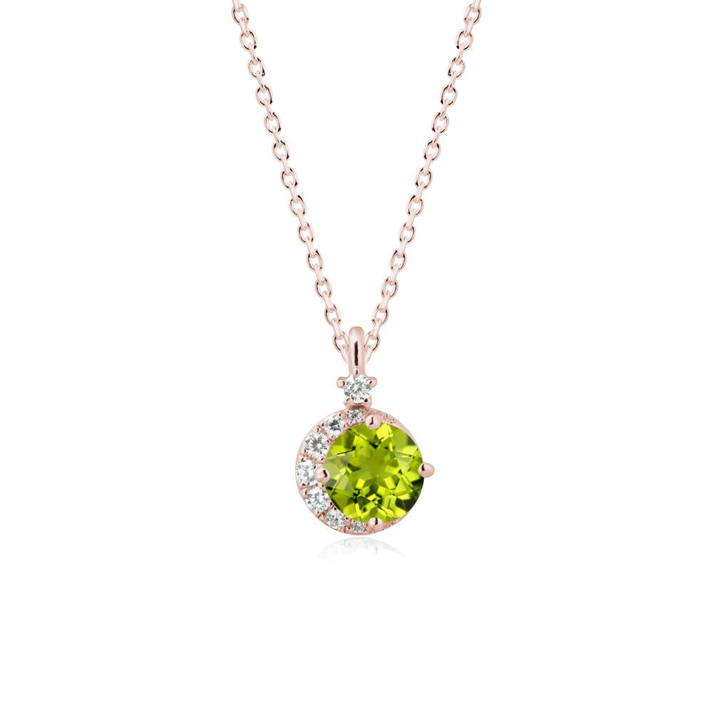 Celestial Peridot Necklace - LUO Jewelry #metal_18k rose gold