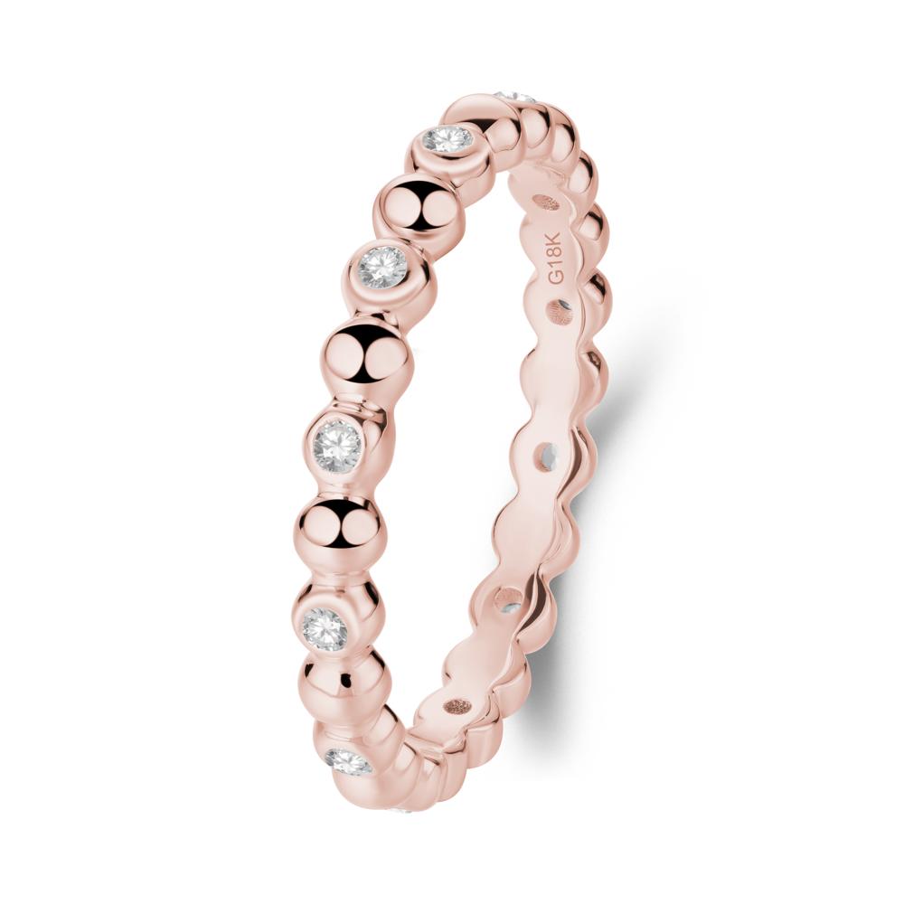 Cubic Zirconia Bubble Ring - LUO Jewelry #metal_18k rose gold