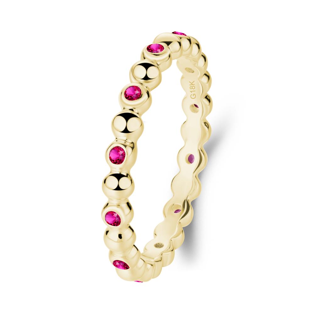Ruby Bubble Ring - LUO Jewelry #metal_18k yellow gold