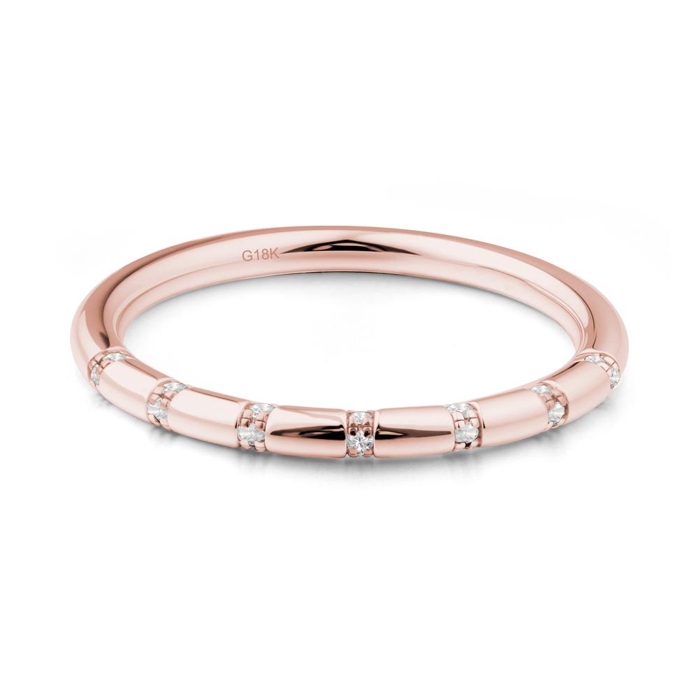 Simple Diamond Stackable Eternity Ring - LUO Jewelry #metal_18k rose gold