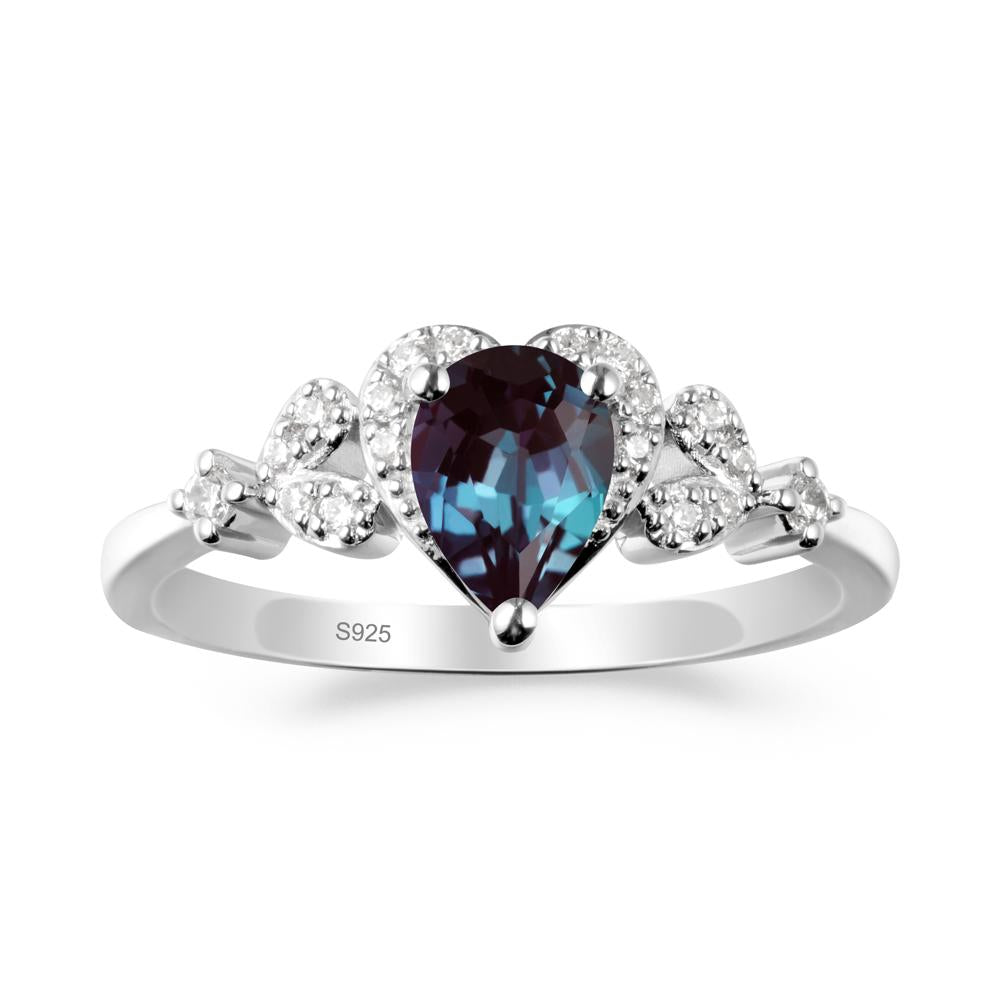 Pear Shaped Alexandrite Statement Ring - LUO Jewelry #metal_sterling silver