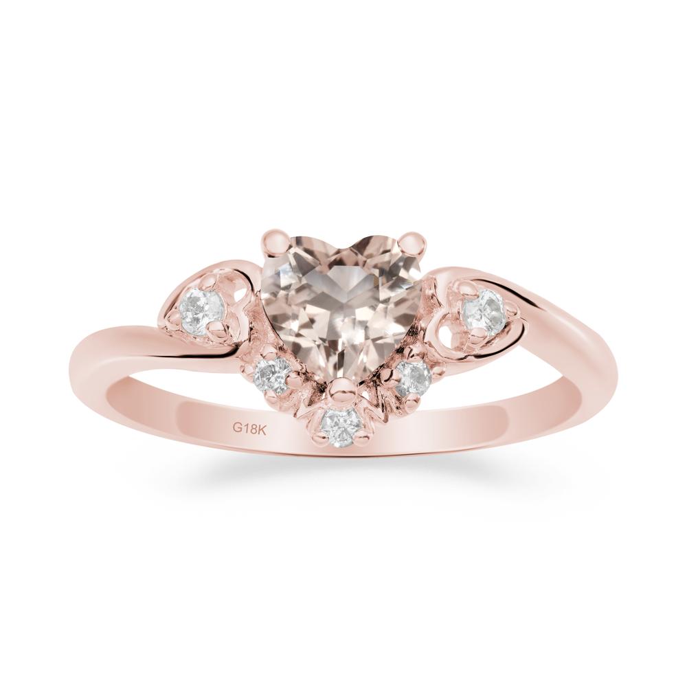 Morganite Mother's Ring - LUO Jewelry #metal_18k rose gold