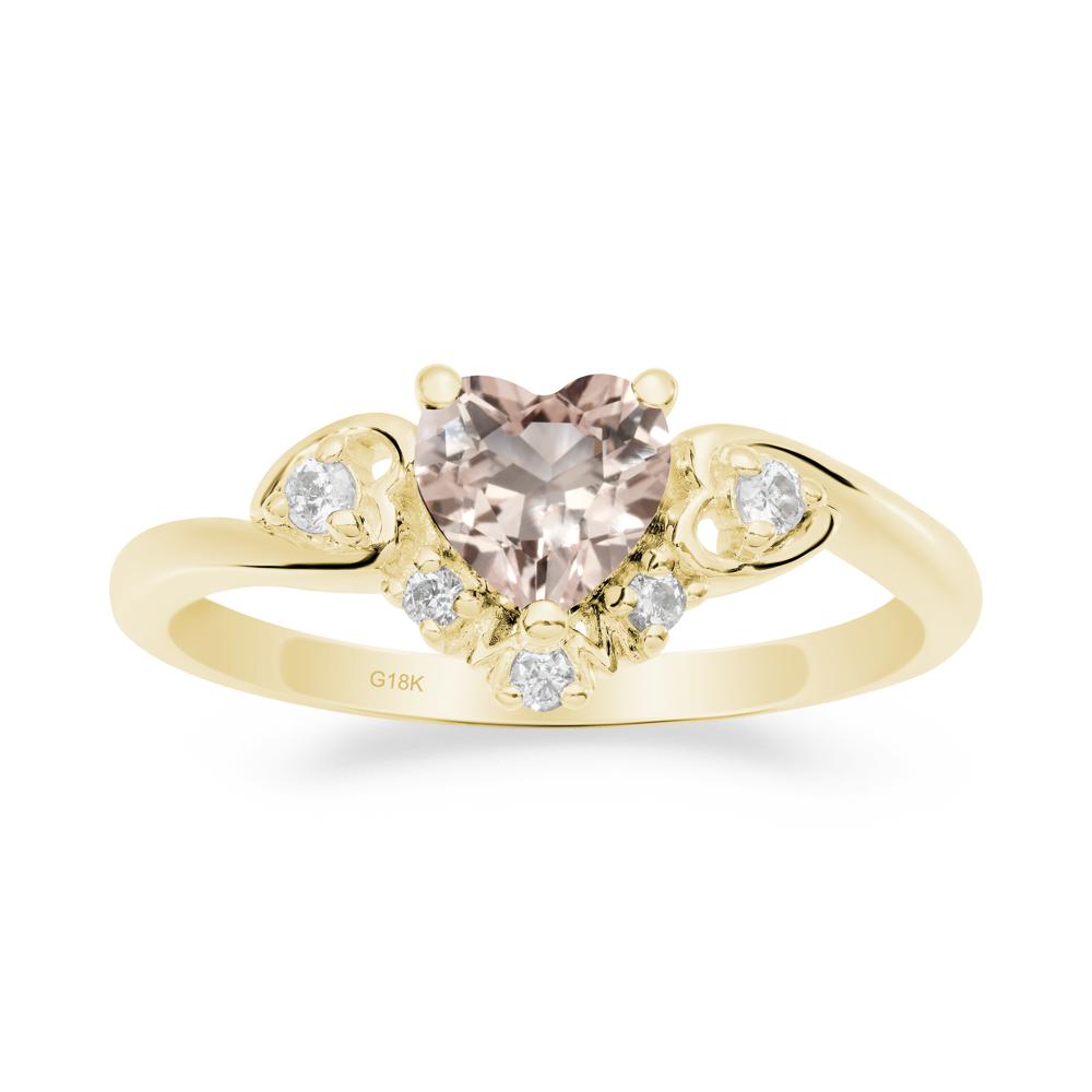 Morganite Mother's Ring - LUO Jewelry #metal_18k yellow gold