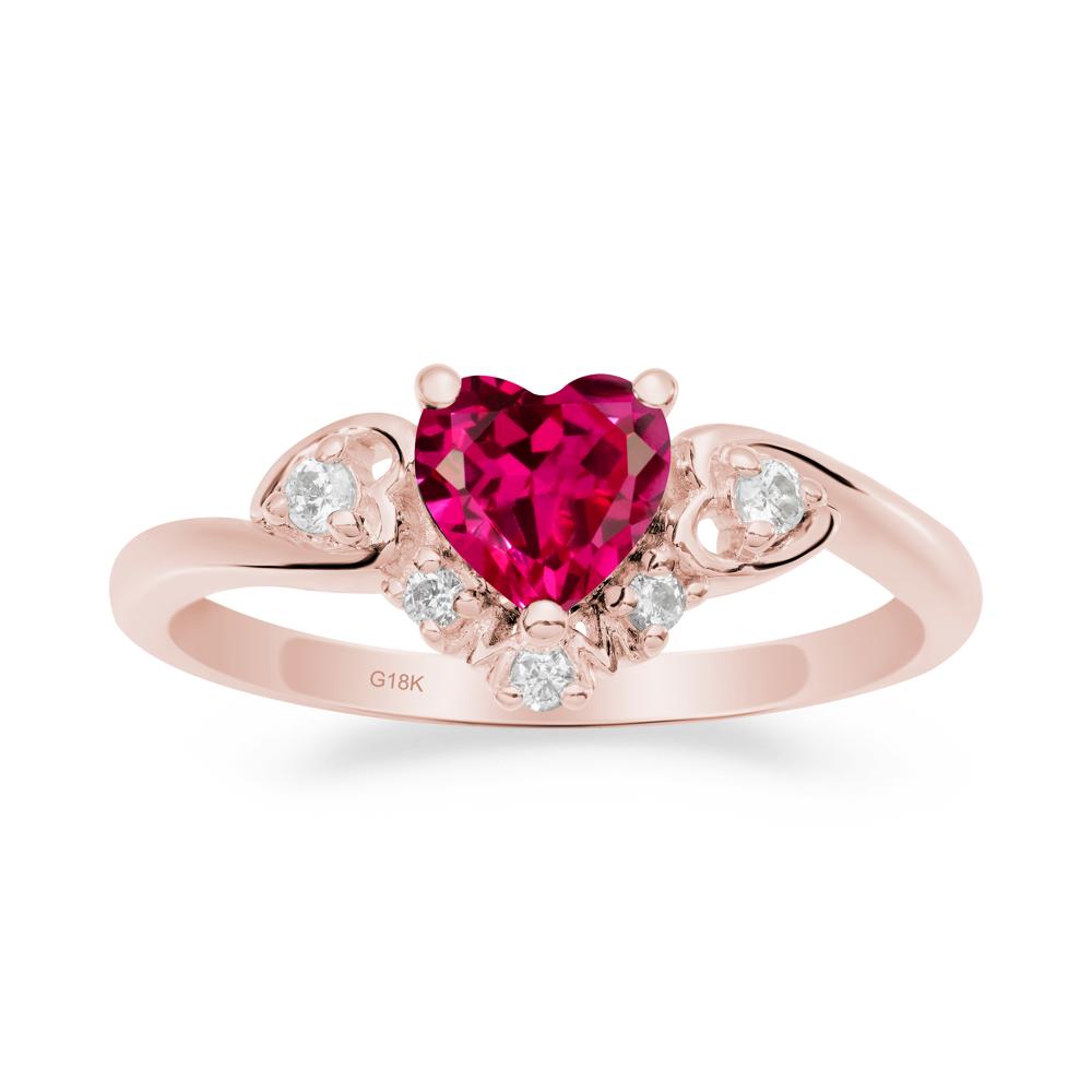 Ruby Mother's Ring - LUO Jewelry #metal_18k rose gold
