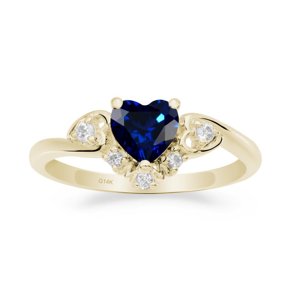Sapphire Mother's Ring - LUO Jewelry #metal_14k yellow gold