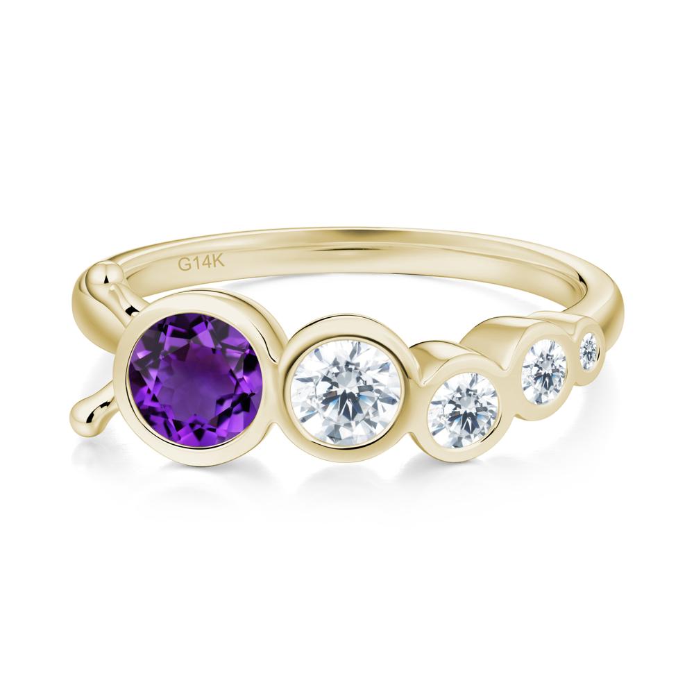 Animal Inspired Amethyst Ring - LUO Jewelry #metal_14k yellow gold