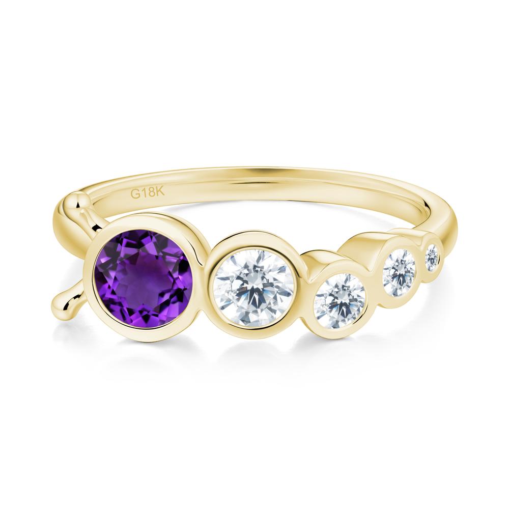 Animal Inspired Amethyst Ring - LUO Jewelry #metal_18k yellow gold