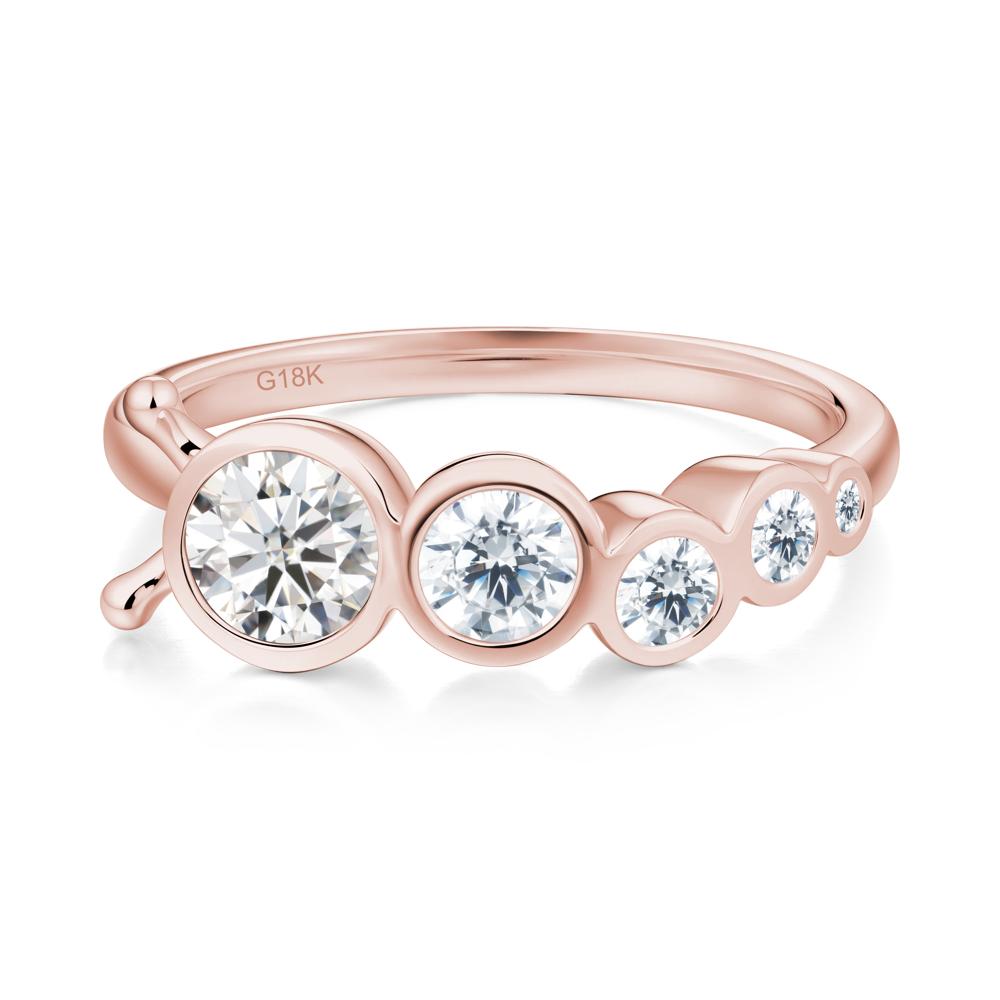 Animal Inspired Moissanite Ring - LUO Jewelry #metal_18k rose gold