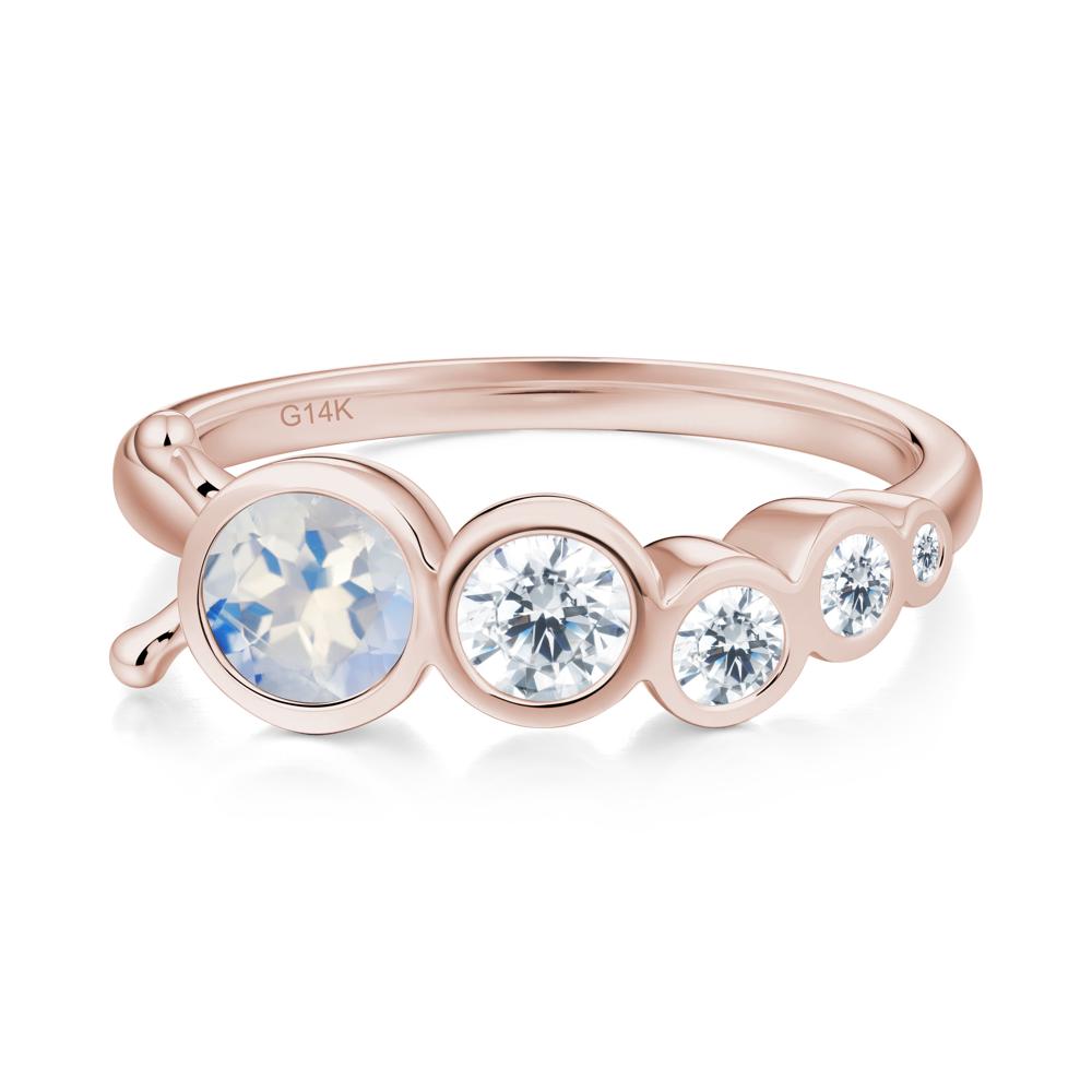 Animal Inspired Moonstone Ring - LUO Jewelry #metal_14k rose gold