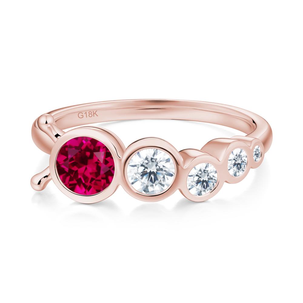 Animal Inspired Ruby Ring - LUO Jewelry #metal_18k rose gold