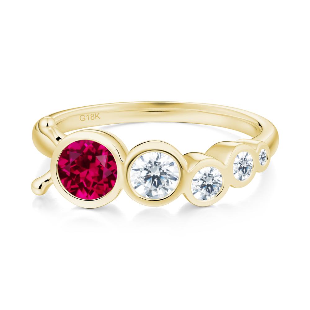Animal Inspired Ruby Ring - LUO Jewelry #metal_18k yellow gold