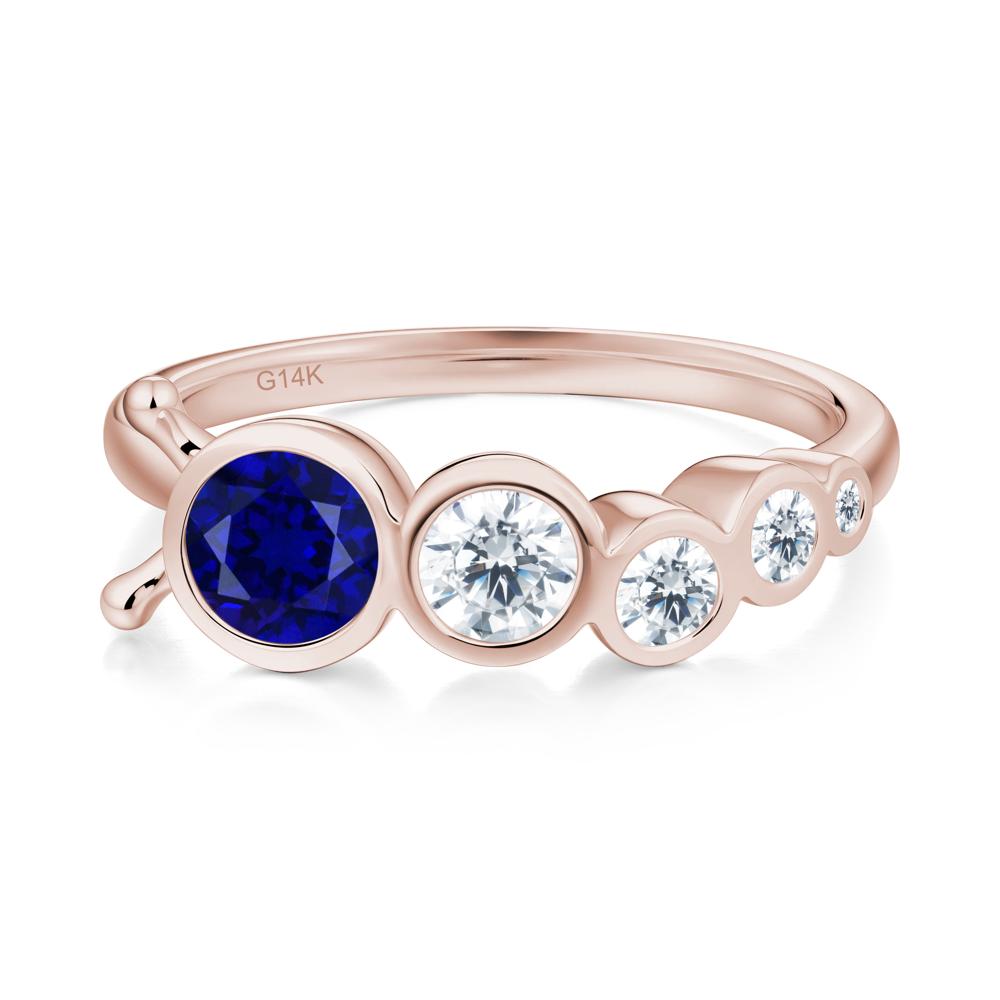Animal Inspired Sapphire Ring - LUO Jewelry #metal_14k rose gold