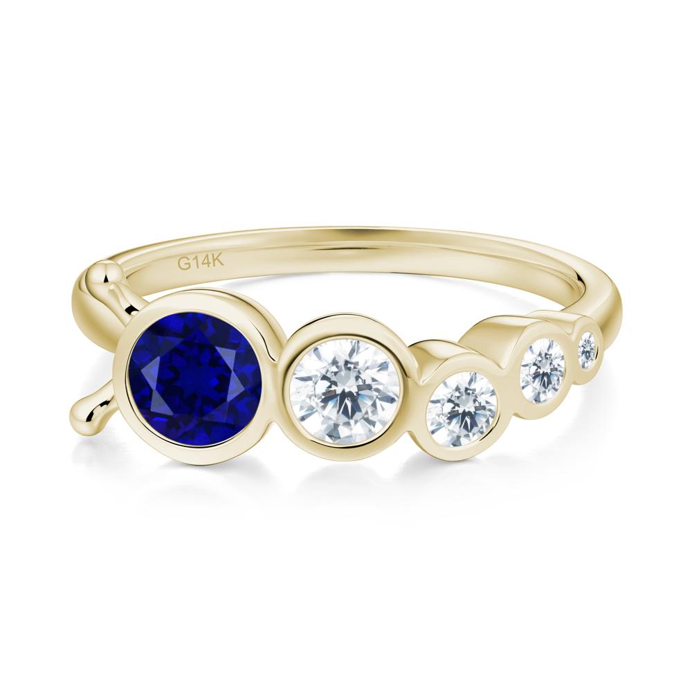 Animal Inspired Sapphire Ring - LUO Jewelry #metal_14k yellow gold