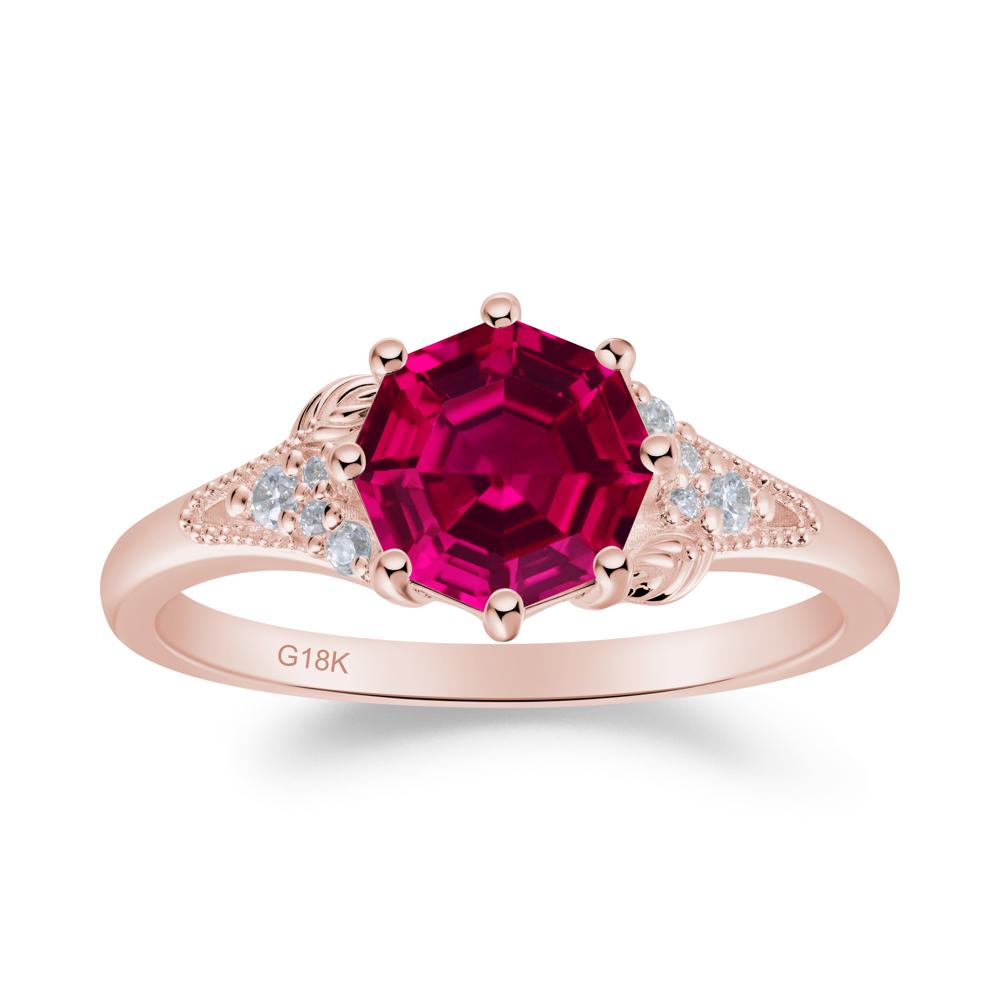 Vinatge Ruby Promise Ring - LUO Jewelry #metal_18k rose gold