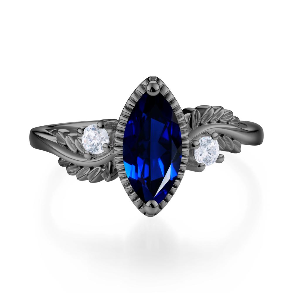 Twisted Leaf Lemon Quartz Wedding Ring - LUO Jewelry #gemstone_Sapphire