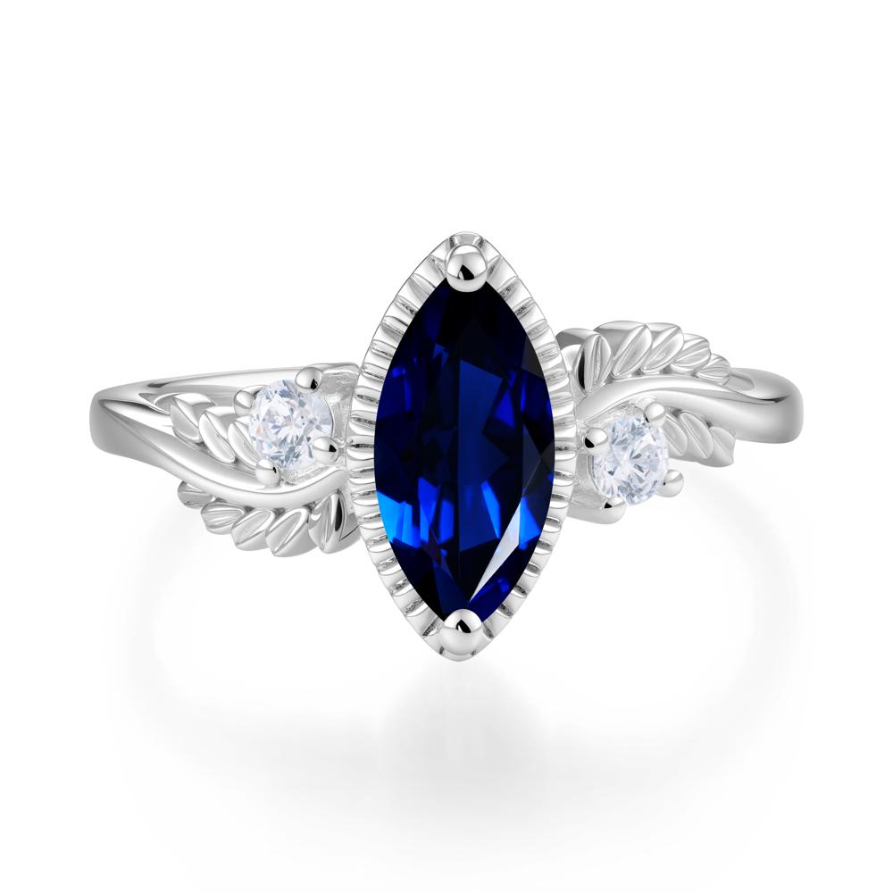 Twisted Leaf Lemon Quartz Wedding Ring - LUO Jewelry #gemstone_Sapphire