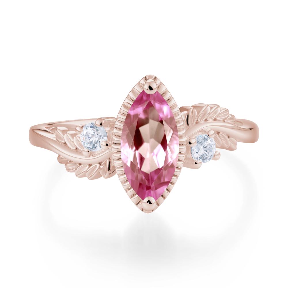Twisted Leaf Lemon Quartz Wedding Ring - LUO Jewelry #gemstone_Tourmaline