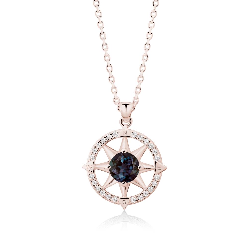 Compass Star Peridot Necklace - LUO Jewelry #gemstone_Alexandrite