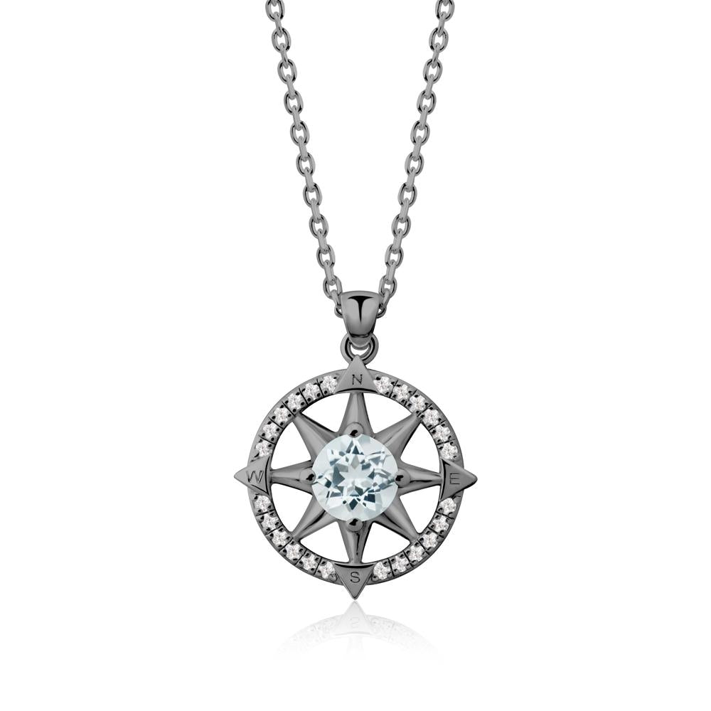 Compass Star Peridot Necklace - LUO Jewelry #gemstone_Aquamarine