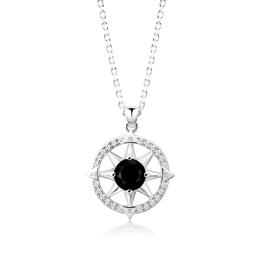 Compass Star Peridot Necklace - LUO Jewelry #gemstone_Black Spinel