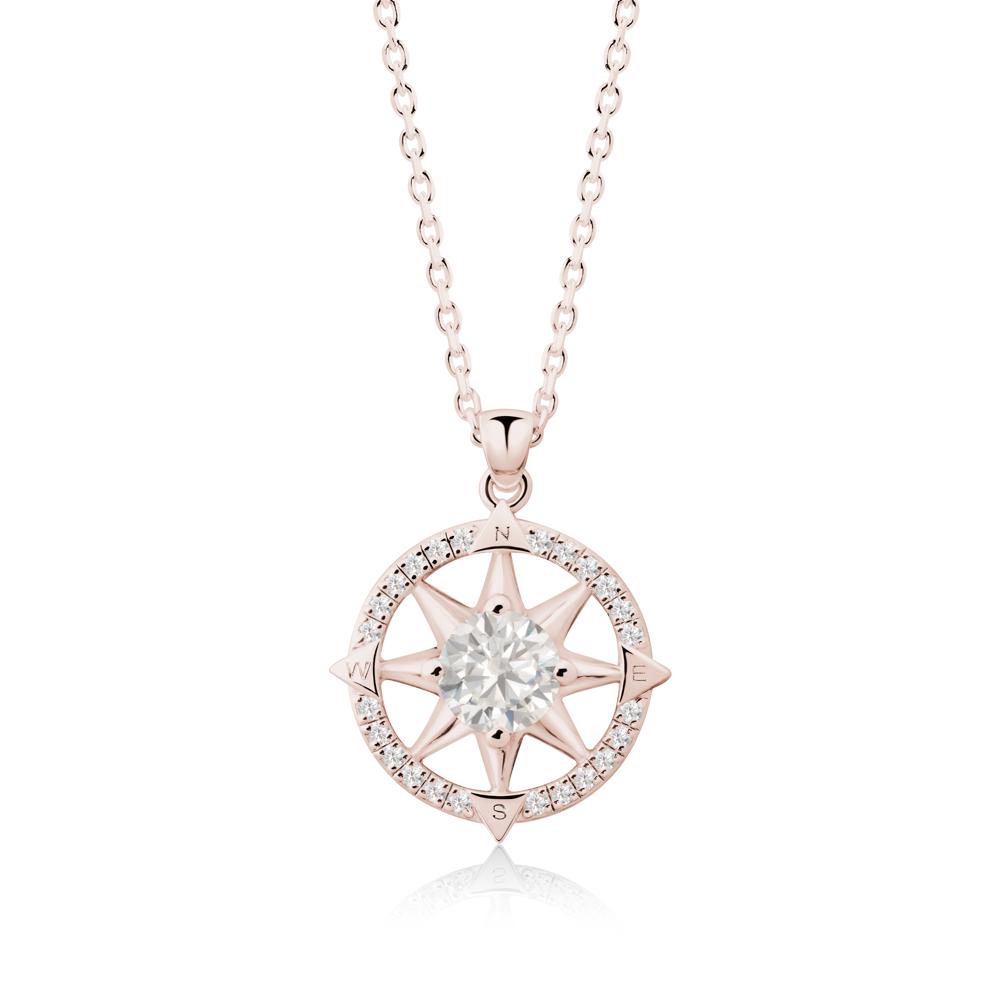 Compass Star Peridot Necklace - LUO Jewelry #gemstone_Cubic Zirconia