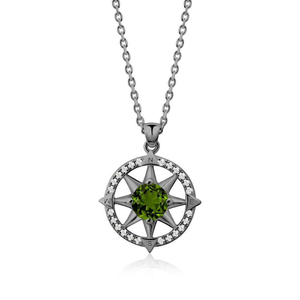 Compass Star Peridot Necklace - LUO Jewelry #gemstone_Diopside