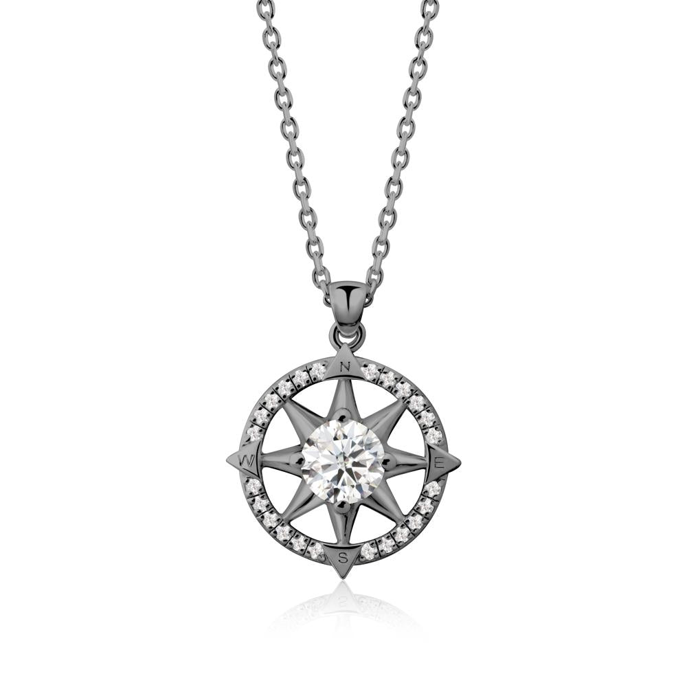 Compass Star Peridot Necklace - LUO Jewelry #gemstone_Moissanite