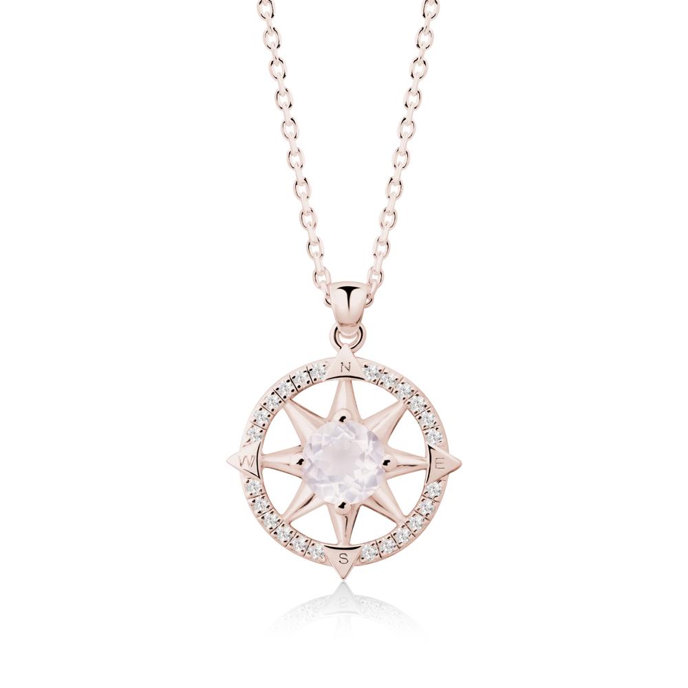 Compass Star Peridot Necklace - LUO Jewelry #gemstone_Rose Quartz