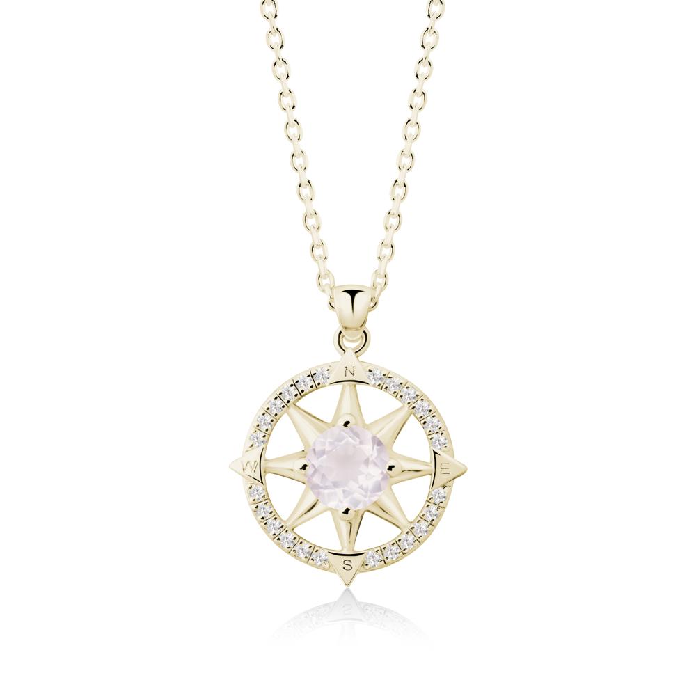 Compass Star Peridot Necklace - LUO Jewelry #gemstone_Rose Quartz