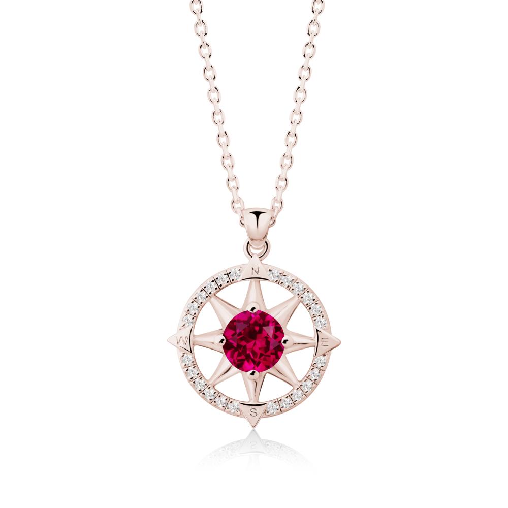 Compass Star Peridot Necklace - LUO Jewelry #gemstone_Ruby