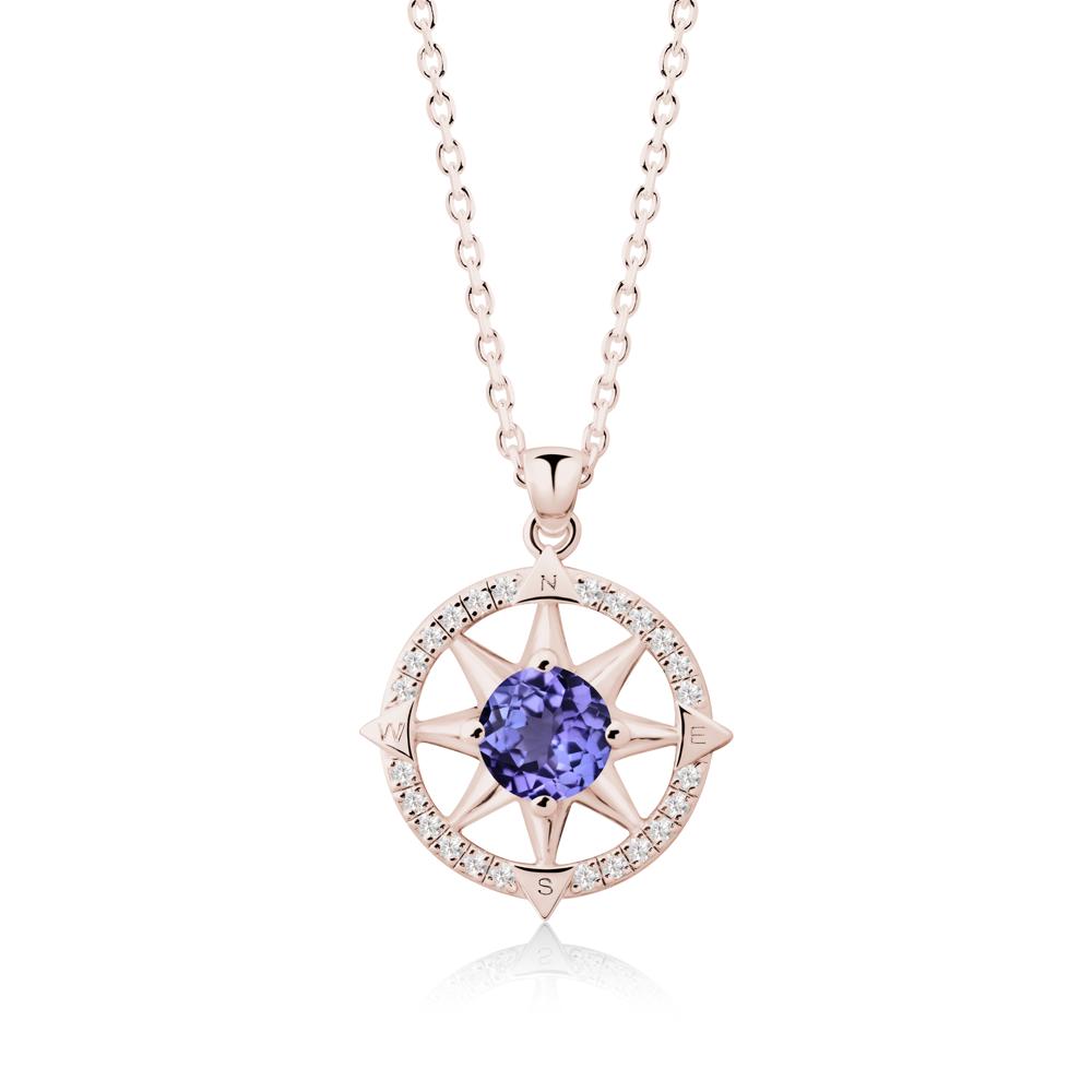 Compass Star Peridot Necklace - LUO Jewelry #gemstone_Tanzanite
