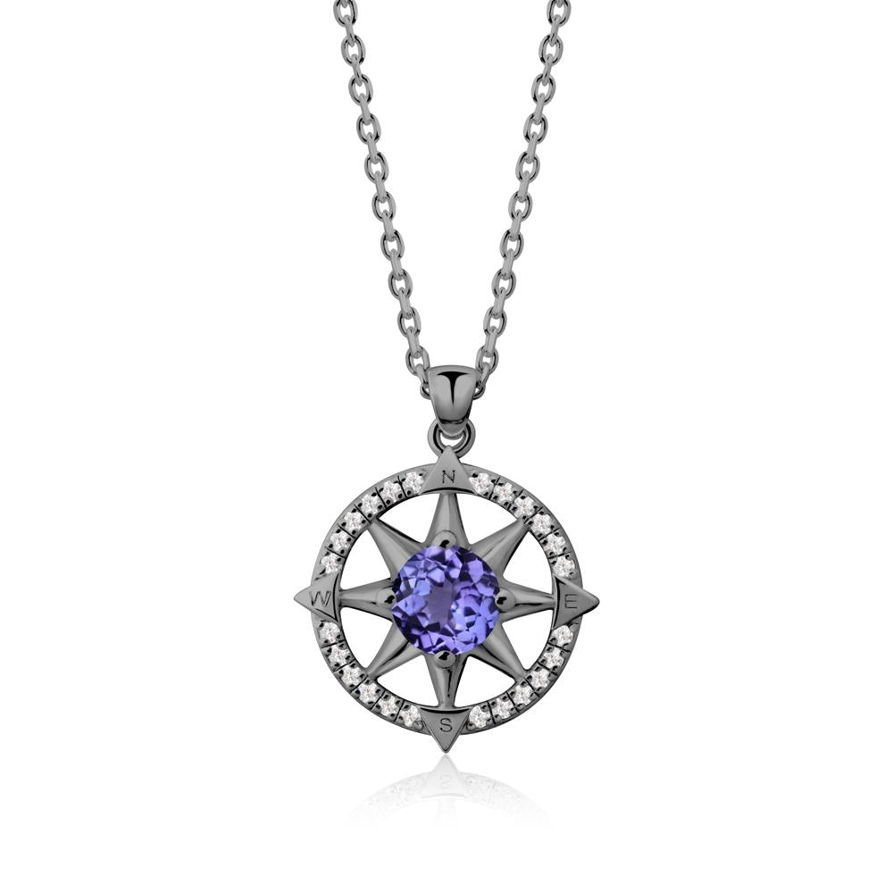 Compass Star Peridot Necklace - LUO Jewelry #gemstone_Tanzanite
