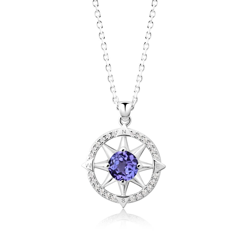 Compass Star Peridot Necklace - LUO Jewelry #gemstone_Tanzanite