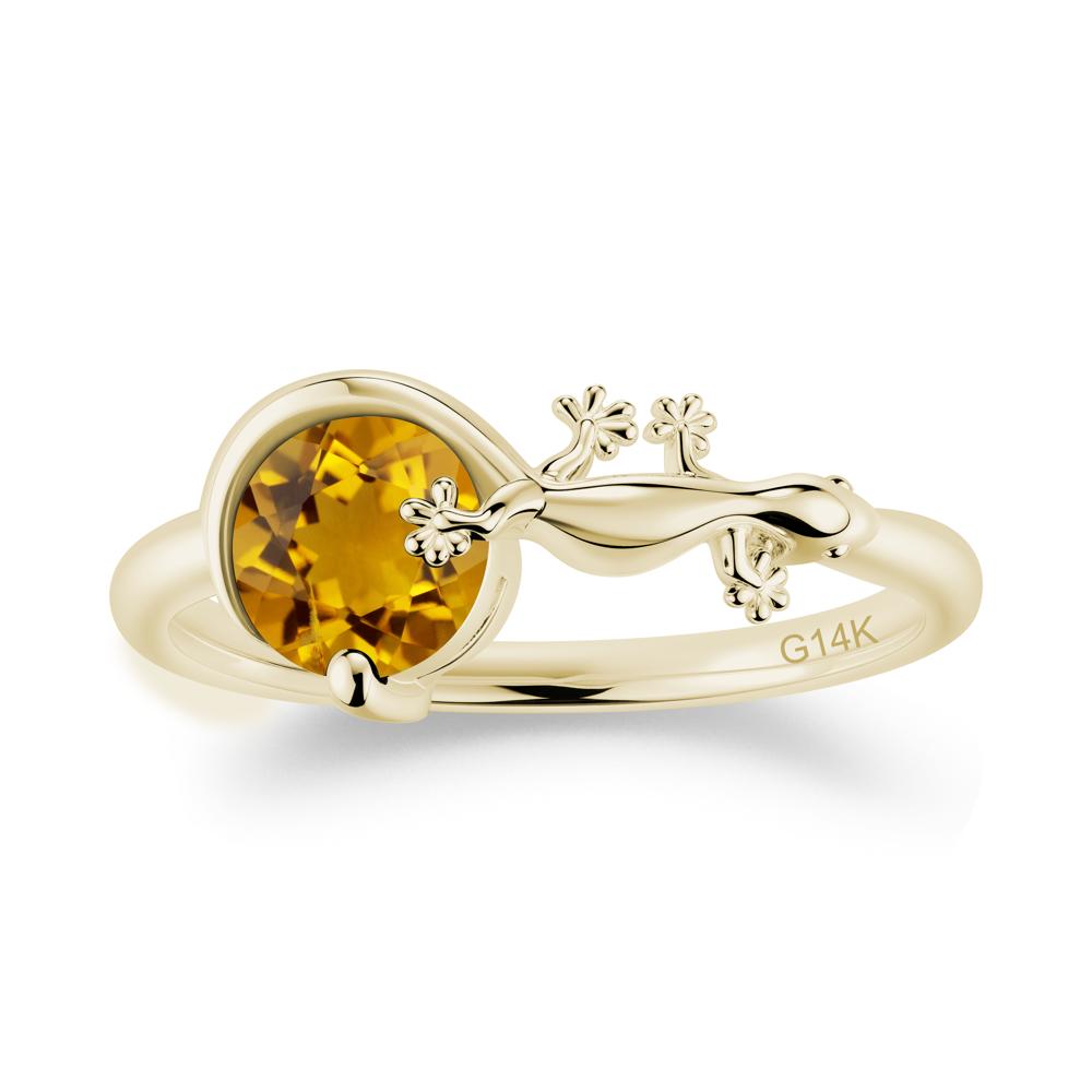 Lizard Inspired Emerald Healing Ring - LUO Jewelry #gemstone_Citrine