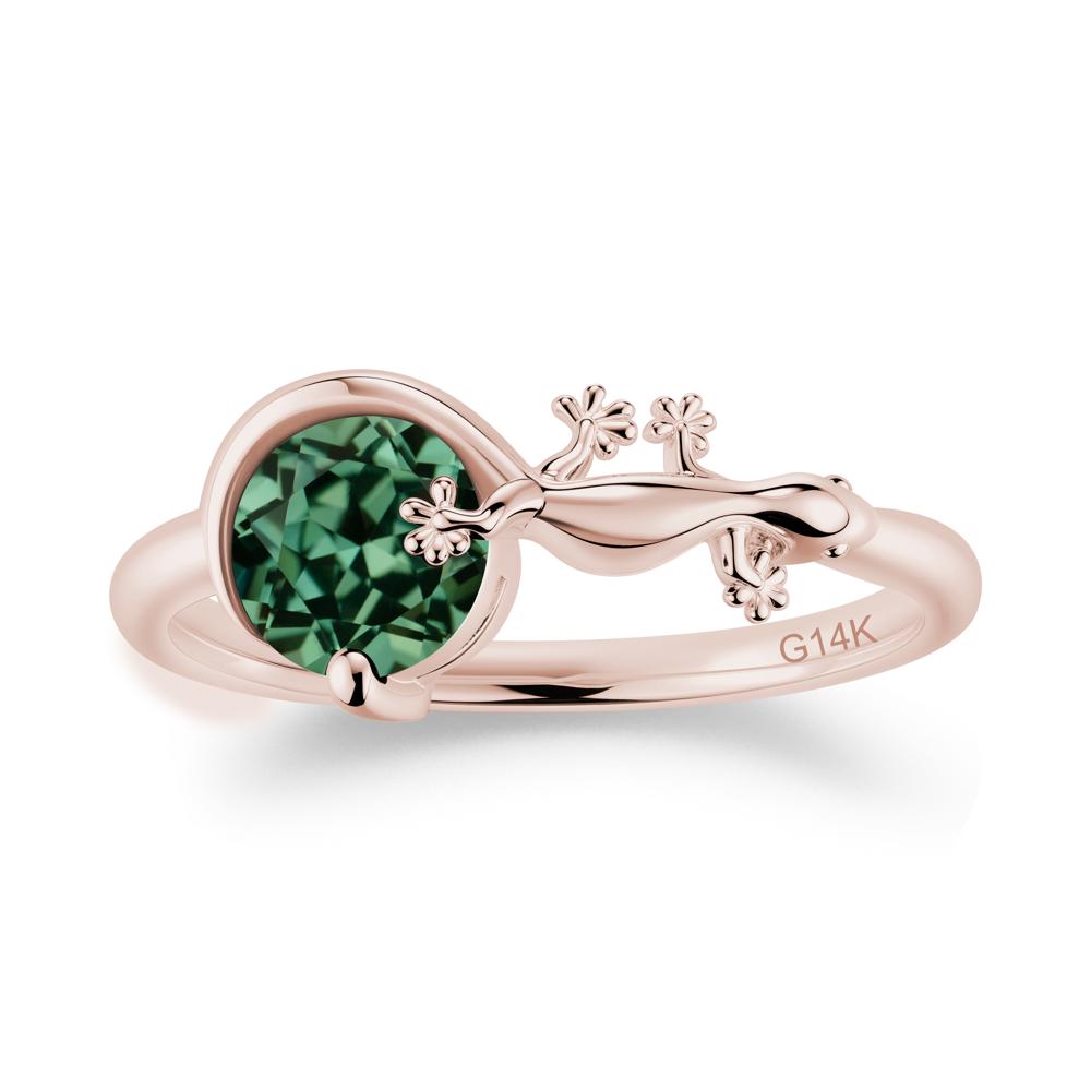 Lizard Inspired Emerald Healing Ring - LUO Jewelry #gemstone_Green Sapphire